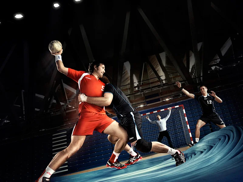 Fantasy handball action